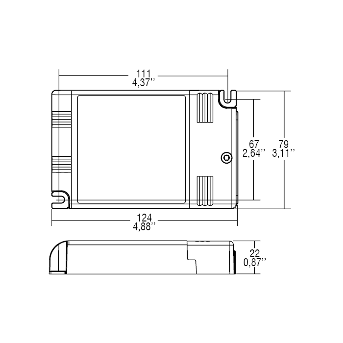 Convertisseur LED MULTI MAXI JOLLY US DALI 60 AM 350-1050mA 60W dimmable