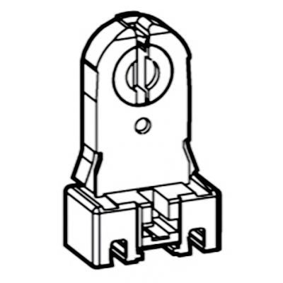Durchsteckfassung G13, Ausschnitt 10,5x25,5