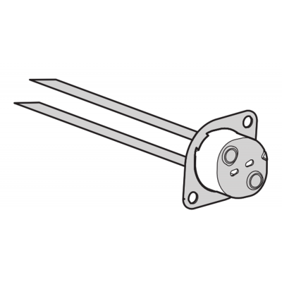 Niederspannungs-Halogenfassung G4-6,35 Litze=20cm