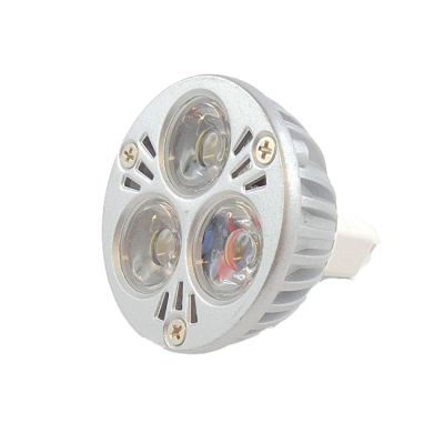 LED 3x1W MR16 GU5,3 warmweiss