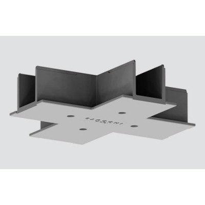 Einbauabdeckung für X-Verbinder grau
