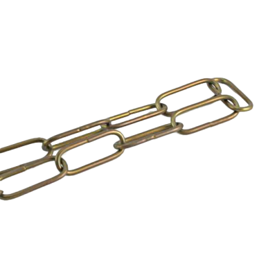 Kette Messing roh 100cm