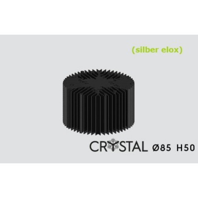 Kühlkörper Crystal D85 / H50 silber elox