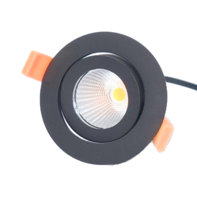 LED Downlight 9W 3000K CRI90 38° dimmbar schwarz inkl. LED Driver