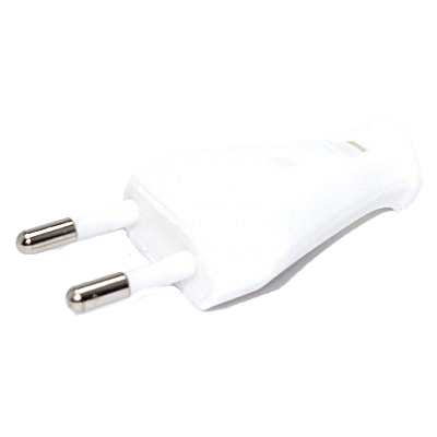 Eurostecker für Flachkabel 250V/2.5A steckbar weiss