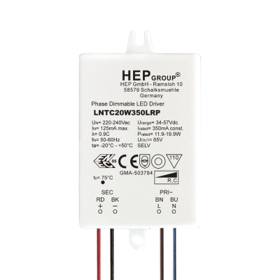 LED Driver 350mA 11.9-19.9W dimmbar