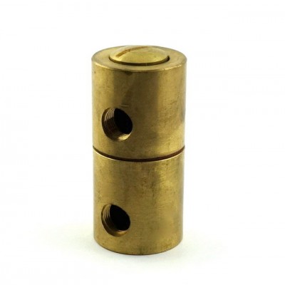 Bridge-Gelenke aus Messing, D:28x60mm 2 x Gew.M10x1
