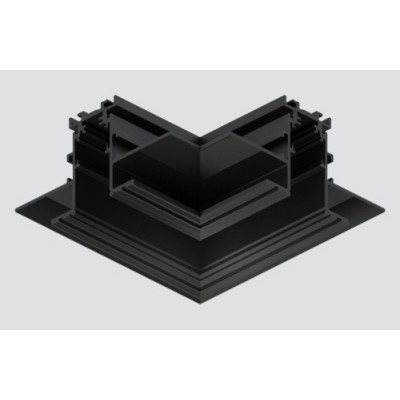 Mechanische Eckverbindung für ST14 Schiene horizontal schwarz