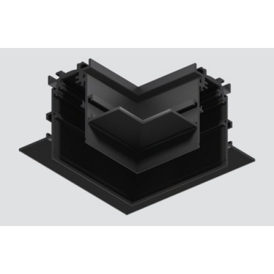 Mechanische Eckverbindung für ST5 Schiene horizontal schwarz