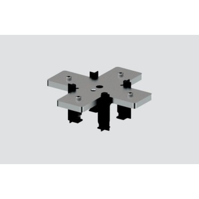 Mechanische X-Verbindung für ST6 Schiene schwarz