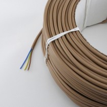 Kabel rund 3x0.75mm2 gold 100m