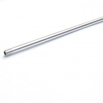 Rohr mit Endgew. M10x1 ALU poliert Lg. 1m