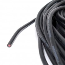 Kabel 2x20 AWG schwarz Zuschnitt/m