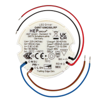 LED Driver 250mA 7.5-10.5W dimmbar