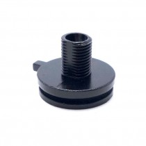 Nippel zu In-Track Adapter M10x1 H=12mm schwarz