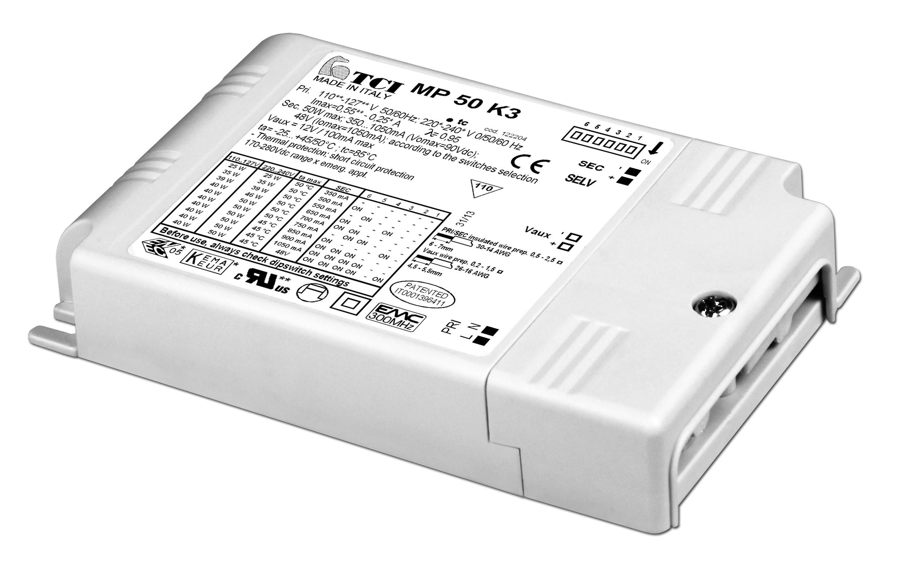 TCI Notlichtset für Power und LED-Module 12V-24V 350MA 123010