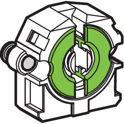Einbaufassung G13 gefedert