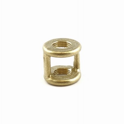 Auslass Messing, 2 x Gew. M10x1