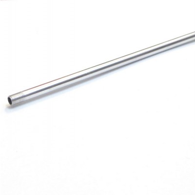 Rohr mit Endgew. M10x1 ALU poliert Lg. 1m
