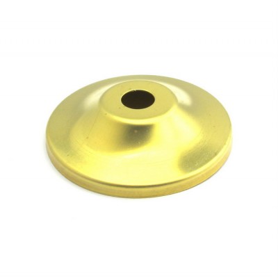 Abdeckung D60xh16mm Messing roh