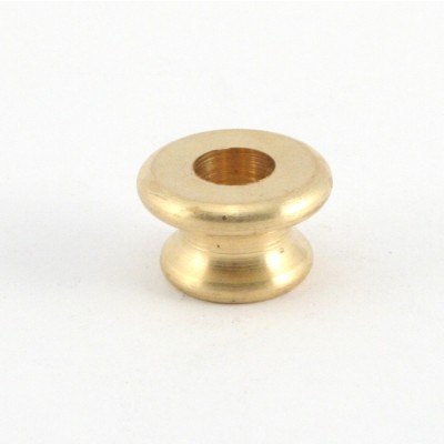 Tonnenmuffe Messing, glatter Durchgang, Lg.15mm