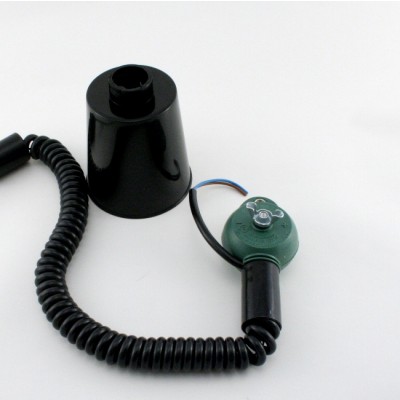 Zugpendel Rolly 2x0.75mm2 PVC mit Baldachin + S-Aufhänger sw