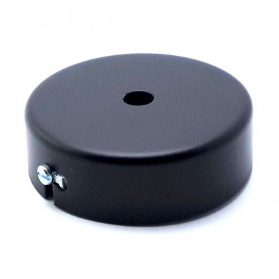 Baldachin D75H24 Eisen schwarz mit Bügel