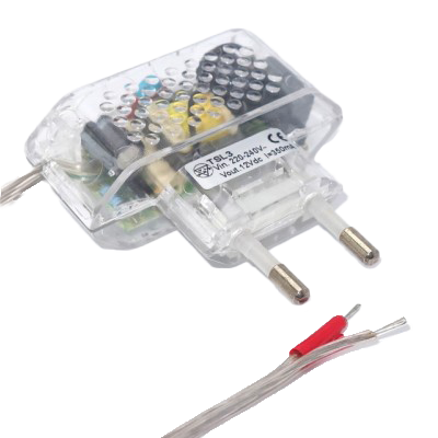 LED Steckernetzgerät 350mA mit Kabel transparent