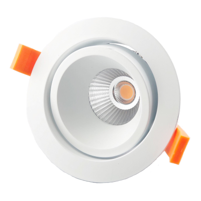 LED Downlight 7W 3000K CRI90 38° dimmbar weiss inkl. LED Driver