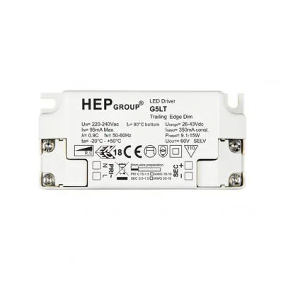 LED Driver 7.5-10.5W 250mA dimmbar