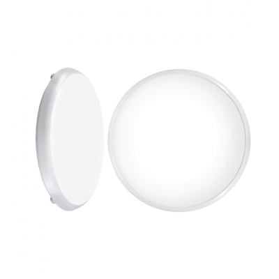 LED Deckenleuchte Aufbau 12/15/18W ww/nw/cw IP65 D 250mm weiss