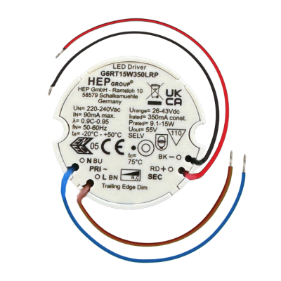 LED Driver 350mA 9.1-15W dimmbar