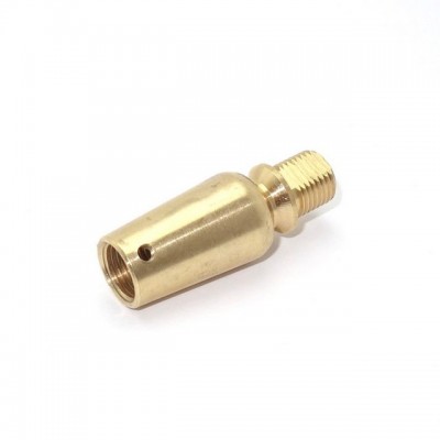 Messing-Gelenk Gew. M10x1 Ø16mm L 42mm