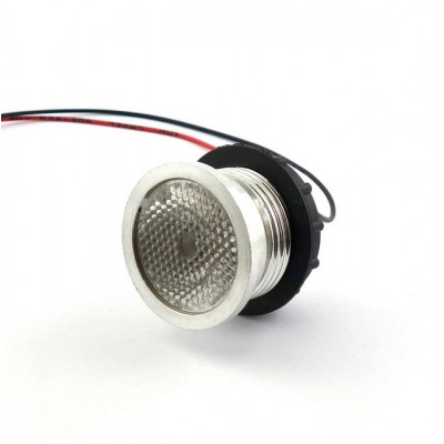Minispot LED weiss mit Gewinde E14 Linse 45° 700mA 3W 6000K