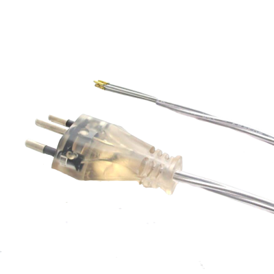 Zuleitung mit Stecker 2P+T, 300 cm transparent
