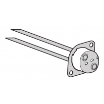 Niederspannungs-Halogenfassung G4-6,35 Litze=20cm