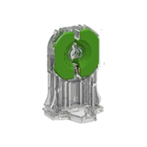 Durchsteckfassung G13 transparent