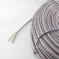 Kabel rund 7x0.75mm2 transparent Ø6.8mm Zuschnitt/m