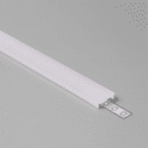 Abdeckung 17mm x 2m opal, rastend