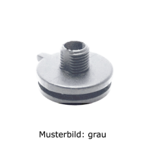 Nippel zu In-Track Adapter M10x1 H=8mm grau