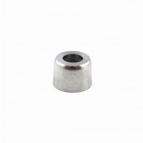 Messingring D 13 x h 9 mm, Gew.M10x1, verchromt