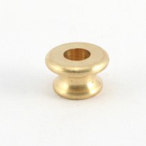 Tonnenmuffe Messing, glatter Durchgang, Lg.15mm