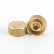 Abschlussknopf Messing