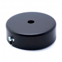 Baldachin D75H24 Eisen schwarz mit Bügel