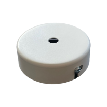 Baldachin D75H24 Eisen weiss mit Bügel