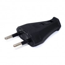 Eurostecker für Flachkabel 250V/2.5A steckbar schwarz