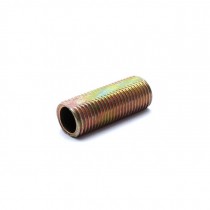 Gewinderohr Eisen verzinkt Gew.M10x1 Lg.20mm gefräst