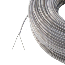 Kabel rund 2x0.75mm2 transparent Ø4.7mm 100m