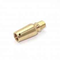 Messing-Gelenk Gew. M10x1 Ø16mm L 42mm