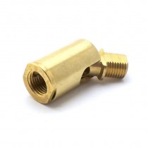 Messing-Gelenk Ø15mmx42mm 1xAG M10x1 1x IG M10x1